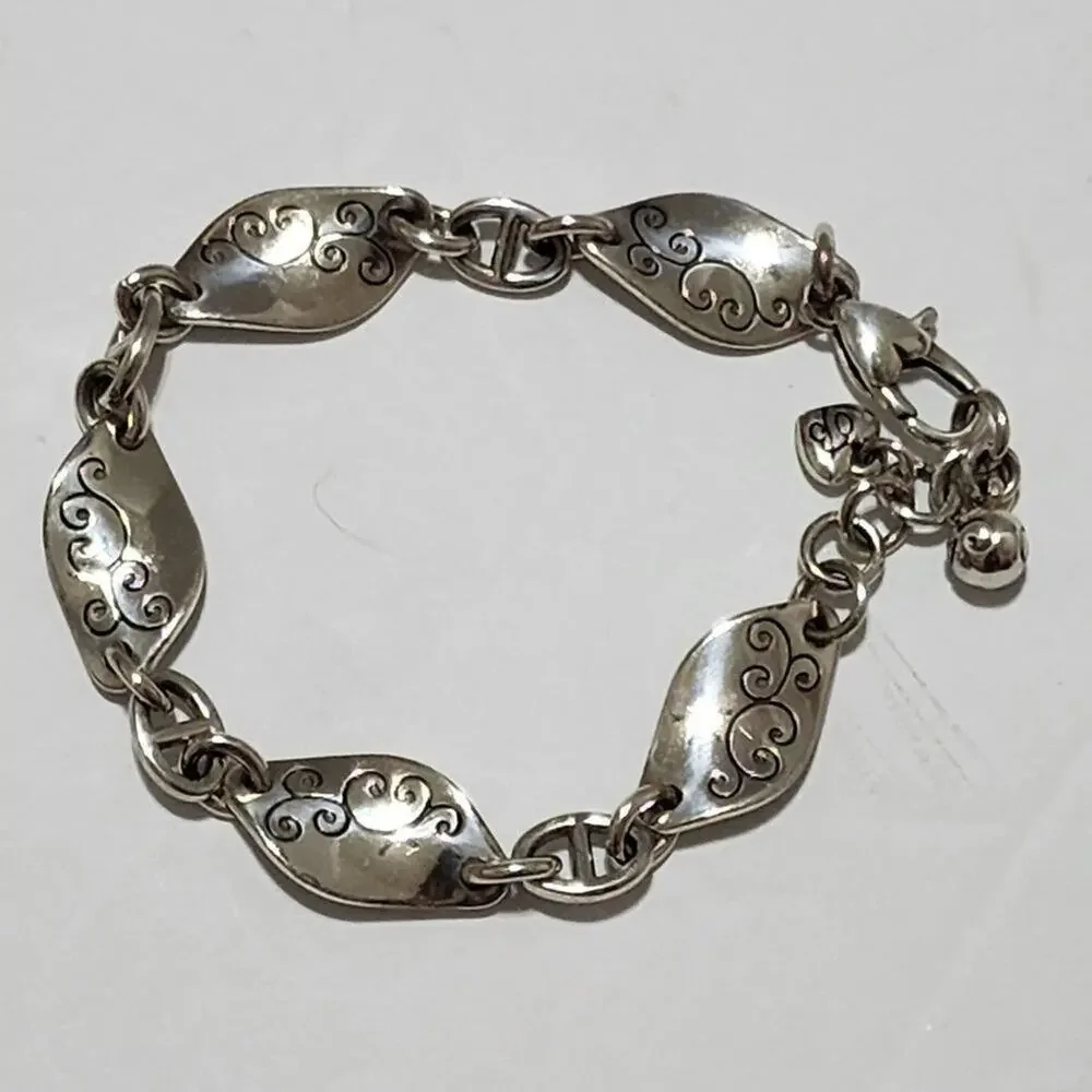 Brighton‎ scrolled silver plated twirl bracelet
